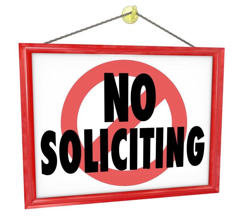 No Solicitation